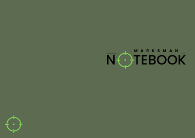 Marksman Notebook - ALPHA AIM - Schießbücher